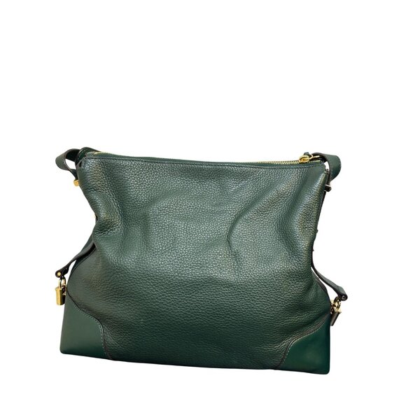 Michael Kors Green Leather Shoulder Bag - Picture 2 of 11